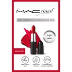 M.A.C MACximal Sleek Satin Lipstick İkonik Saten Bitişli Ruj - Brave Red 3.5g