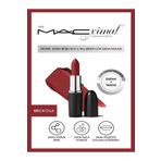 M.A.C MACximal Sleek Satin Lipstick İkonik Saten Bitişli Ruj-BRICK-O-LA 3.5GM
