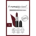 M.A.C MM·A·Cximal Silky Matte Lipstick Nemlendirme Etkili Yoğun Renk Sağlayan Ruj - Sin