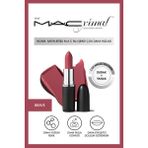 M.A.C Olağanüstü Formülü ve Hafif Dokusu Ile Saten Bitişli Ruj-Brave 3.5gm KEYNEW196