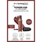M.A.C Powder Kiss Lip & Cheek Mousse Dudak ve Yanaklar Için Buğulu Mat Ruj - Over The Taupe