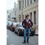 M Baskılı Bordo Hırka Oversize/Geniş Kesim 0710288-70414