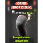 M beden 3D Örme Sporcu Dizlik – Ağrı Azaltıcı, Diz Koruyucu Nefes Alabilir, Kompresyon Destekli, Kaymaz, voleybol, fitness, basketbol, doğa sporları