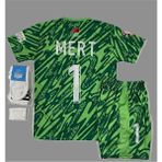 M.e.r.t. G.ü.n.o.k. Euro 2024 Türkiye Milli Takım Kaleci Çocuk Forması - 9 - 10 Yaş - Yeşil