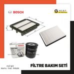 M.e.r.t. otomotiv yedek parça Chevrolet Aveo 1.4 Benzinli Filtre Bakım Seti Bosch 94 Ps T250