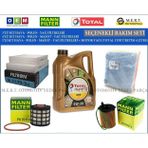 M.e.r.t. otomotiv yedek parça Peugeot 2008 1.6 Blue Hdi Euro 6 Filtre Bakım Seti + Motor Yağı