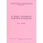 M. KEMAL ATATÜRK'ÜN KARLSBAD HATIRALARI - AFET İNAN