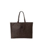 M Logo Detaylı Leopar Desenli Omuz Çantası 1913329-26823
