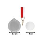 m melisa hediyelik Kişiye Özel Tasarlanabilen Gümüş Madalya 5.5 cm