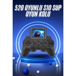 M Merc Giyim 2.4 Inç Ekran 520 Oyunlu Retro Temalı Kablosuz Oyun Kolu El Atarisi
