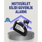 M Merc Giyim Disk Fren Kilidi Alarmlı Anti Hırsızlık Motosiklet Scooter Bisiklet