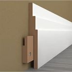 M MODEL BEYAZ 10 CM MDF SÜPÜRGELİK