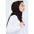 m moon scarf Premium Bambu Kraş Şal “ Acı Kahve “