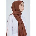 m moon scarf Premium Bambu Kraş Şal “ Bakır “