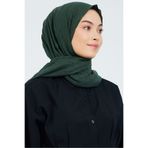m moon scarf Premium Bambu Kraş Şal “ Koyu Haki “