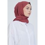 m moon scarf Premium Bambu Kraş Şal “ Mercan “