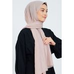 m moon scarf Premium Bambu Kraş Şal “ Pudramsı Taş “