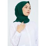 m moon scarf Premium Bambu Kraş Şal “ Zümrüt “