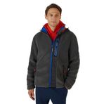 M Outdoor Fleece Full Zip Sherpa Erkek Gri Mont