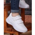 M.P. 232-1307 Zn Beyaz Cırtlı Sneaker Ayakkabı