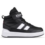 M.P One Büyük Çocuk Bağcıklı / Velcro Siyah-Beyaz Sneaker Bot - Siyah - Beyaz