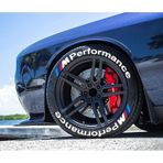 M Performance Beyaz Kalıcı Lastik Yazısı M Power Sticker 4 Kit.