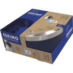 M-Pets 1.25 lt Blue Eskimo Çift Cidarlı Mama Kabı