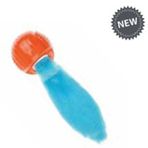 M-Pets 25 cm Turuncu Mavi Foxball Termoplastik Peluş Sesli Köpek Oyuncağı
