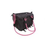M-Pets 2İn1 Remix Omuz Kemerli Kedi Ve Küçük Irk Köpek Taşıma Çantası Pembe Siyah 41X28x28 Cm