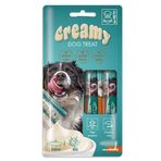 M-Pets 4x15 gr Creamy Somonlu Sığır Etli Ek Besin ve Köpek Ödülü