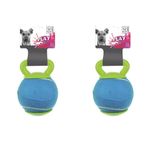 M-PETS BAGGY TUTMALI TENİS TOPU BLUE/GREEN