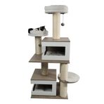M-Pets Cat Elite Monica 88x62x140 cm Kedi Tırmalama Ağacı
