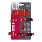 M-PETS CATOGO KEDİ GÖĞÜS TASMASI+GEZDİRME RED