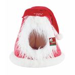 M-Pets Christmas Kedi Evi 43x43x38cm (Kırmızı)