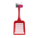 M-Pets Chrome Regular Scoop Kedi Kumu Küreği 26,5x10x4,5cm (Kırmızı)