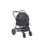 M-Pets Conquest Pet Stroller 71x57.5x101 cm Siyah Kedi ve Köpek Taşıma Arabası