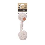 M-Pets Coto Beyaz Duo Ball Örgü Köpek Oyuncağı 28 Cm