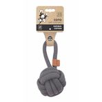 M-PETS COTO GREY LOOP BALL 11CM ÇEKMELİ ÖRGÜ TOP OYUNCAK