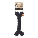 M-Pets Coto Örgü Kemik Köpek Oyuncağı Siyah 30 Cm