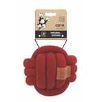 M-PETS COTO RED BALL 15CM ÖRGÜ TOP OYUNCAK