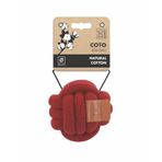 M-PETS COTO RED BALL 9,5CM ÖRGÜ TOP OYUNCAK