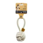 M-Pets Coto White Loop Ball 8 cm Örgü Top Köpek Oyuncağı