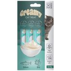 M-pets Creamy Somon Balıklı Ve Sığır Etli Krema Kedi Ödülü 4x15 Gr