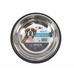 M-Pets Crock Paslanmaz Çelik 36.5x36.5x8.5 cm Köpek Mama Kabı
