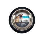 M-Pets Crock Paslanmaz Çelik 610 ml M Kedi ve Köpekler İçin Mama Kabı