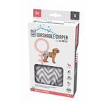 M-Pets Dişi Köpekler İçin Yıkanabilir Külot Bez 22,8-38,1cm (2'li) [S]