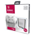 M-PETS DORAS KEDİ KAPISI 4 YOLLU WHİTE 197MMX190MM