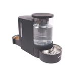 M-Pets Duplo Hazneli 6000 ml Siyah Kedi ve Köpekler İçin Mama ve Su Kabı