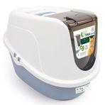 M-Pets Eco Tima Mavi L 60x45x42.5 cm Kapalı Kedi Tuvaleti