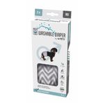 M-Pets Erkek Köpekler İçin Yıkanabilir Külot Bez 17,7x22,8cm (2'li) [XS]